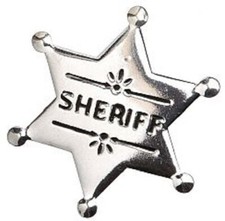 Sheriff-Stern METALL Western