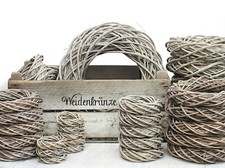 Weidenkranz Grau 6 Größen Türkranz Tischkranz Natur Kranz Weide Dekokranz Advent