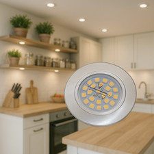 Flache LED Einbauleuchte 230V