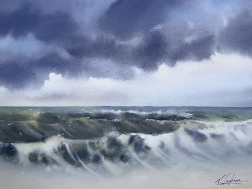 Original aquarell gemälde - original,
