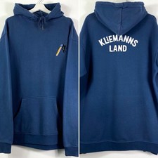 Fynn Kliemann Kliemannsland Hoodie Kapuzenpullover Gr.XL/XXL Herren Blau Logo