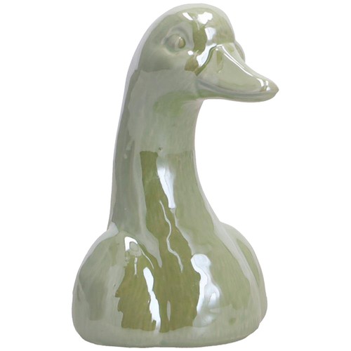 Keramik gans fina grün 5 - keramik, 12,5