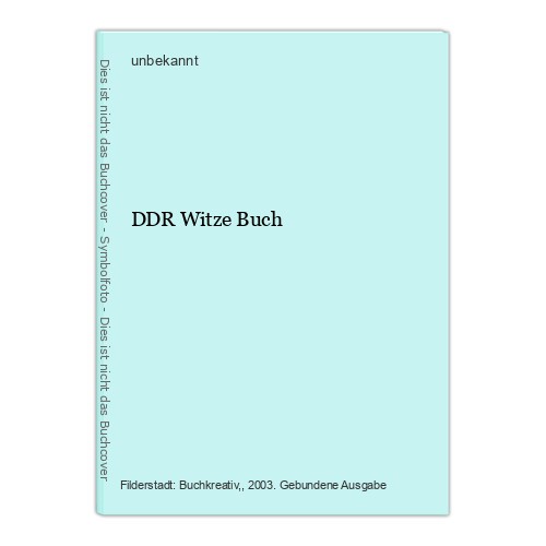 Ddr witze buch unbekannt - buch, unbekannt: