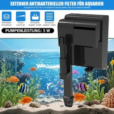 450L/h Aquarium Außenfilter 5W Aquarium Pumpe für Aquarium bis 60 Liter Filter