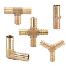 Schlauchverbinder Messing Gerade Winkel Kreuz Y-Stück Kreuz-Stück 4 - 19mm