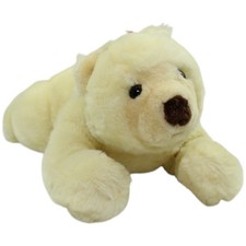 Eisbär mit roter Schleife