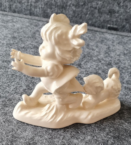 Porzellan figur mädchen mit - figur,