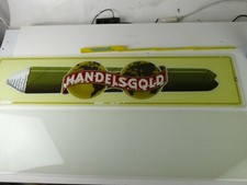 Handelsgold Zigarren Werbung Lampengläser Scheiben für Leuchtkasten G-7645