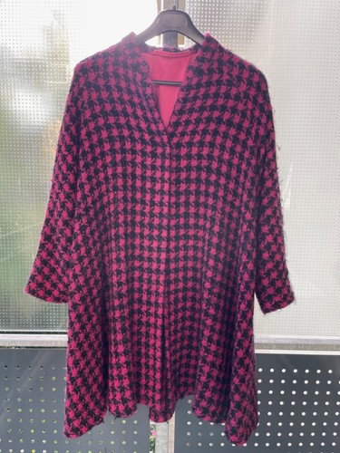 Damenmantel pepita pink