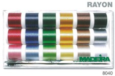 Madeira Rayon Stickgarn 18er Box (0,79 EUR/100 m)