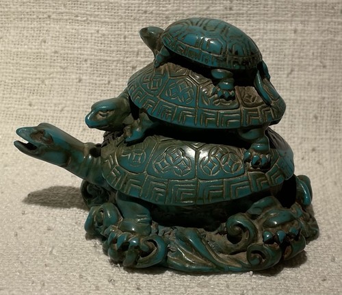 Figur schildkröten resin - 3,