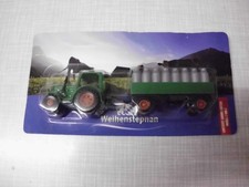 Werbetruck Sammetruck Weihenstephan Traktor + Hänger (mit Fässern)