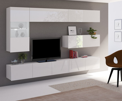 Moderne wohnwand calabrini - moderne,