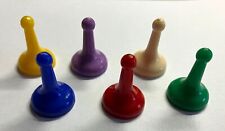 Monopoly 6 Spielfiguren alt Pöppel kompletter Satz