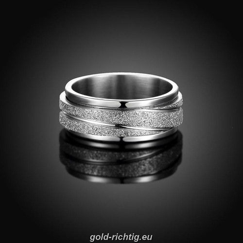 Edelstahl damen drehring - edelstahl,