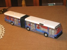 Maisto Auto Spielzeug: CITY BUS GELENKBUS Frankfurt Airport 30cm alt selten