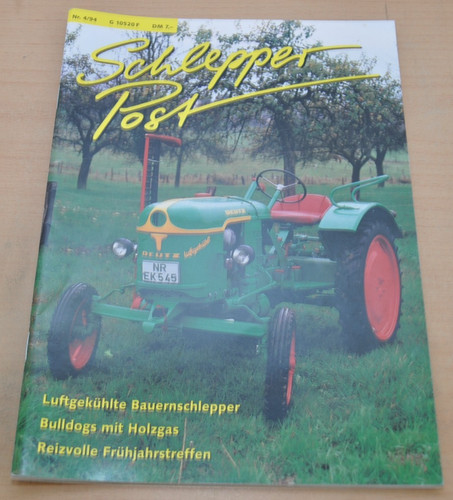 Schlepper post 1994 deutz - post, 4/1994