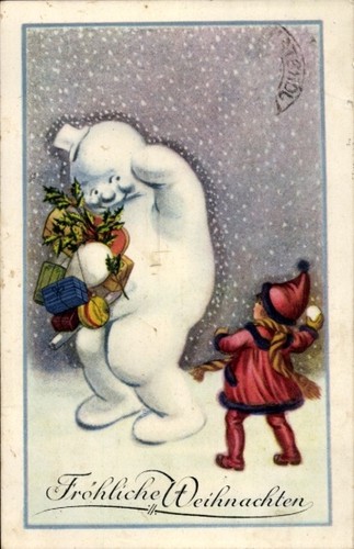 Glückwunsch weihnachten - ak,