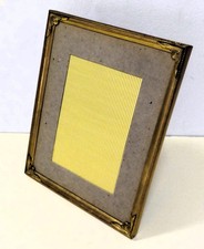 dekorativer großer alter Fotorahmen Stellrahmen  klassizistischer Stil Messing