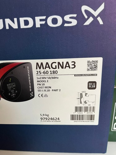 Grundfos magna 60 180mm - 3, 25-60