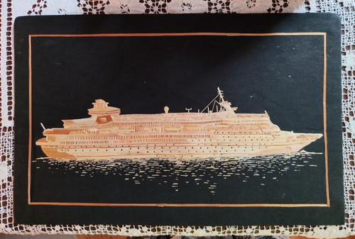 Rms titanic bild intarsien - titanic,