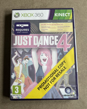 X-BOX 360 Kinect JUST DANCE 4 - Rare Promo Disc SEALED BRAND NEW - PAL