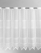 Scheibengardine gestreift