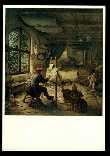 Kunstpostkarte adriaen van - adriaen,