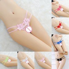 Frauen Spitze Perlen Tanga G