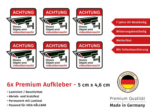 Achtung videoüberwachung - achtung,