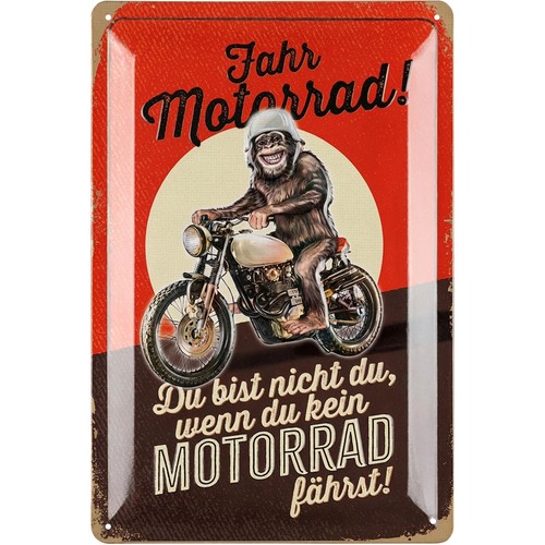 Retro blechschild - retro,