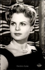 Ak Schauspielerin Gundula Korte, Portrait, Autogramm - 11432791
