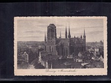 Postcard Danzig Marienkirche
