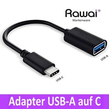 USB-C Adapter zu USB-A Buchse Kabel OTG Stecker für Samsung Handy Huawei Mac Lap