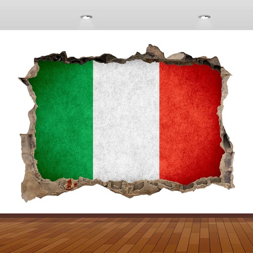 Italien flagge - flagge, 3d