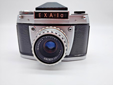 #SE896# Analogkamera EXA 1b E Ludwig Meritar 2.9/50 Objektiv *funktionsfähig*