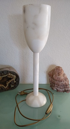 Alabster tischlampe - alabster, in