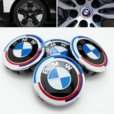 4x 68MM Nabendeckel Radkappe Felgendeckel Nabenkappen Deckel Emblem Für BMW