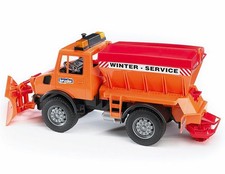 BRUDER Mercedes-Benz Unimog Winterdienst mit Räumschild - 1:16 (02572)