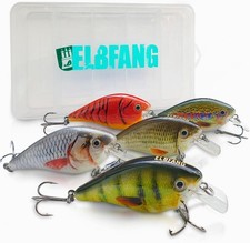 ✅ELBFANG CRANKBAIT WOBBLER KUNSTKÖDER SET | ANGEL KÖDER ZUM HECHT BARSCH ANGELN