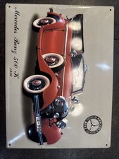 Blechschild Mercedes Benz 500k 30x40 cm