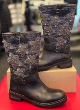 Coral Blue Stiefel Scwarz UVP