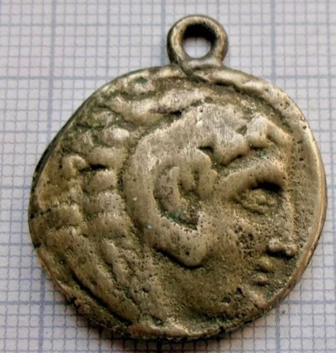 Antike münze anhänger - antike,