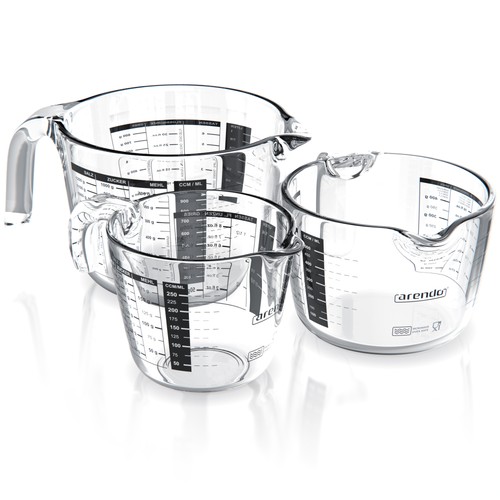 Arendo kue messbecher glas - arendo,