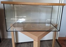 Kleintierkäfig aus Glas Aquarium gebraucht inkl. Glastreppe und Gitterabdeckung