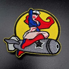 Aufnäher Patch Pin Up Girl Militär Infanterie Bombe Bundeswehr Pin-Up Model