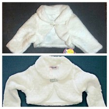 Bolerojacke webpelz mädchen - bolerojacke,