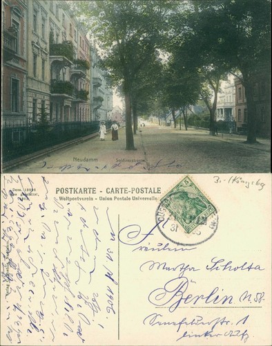 Postcard neudamm - neudamm, (neumark)