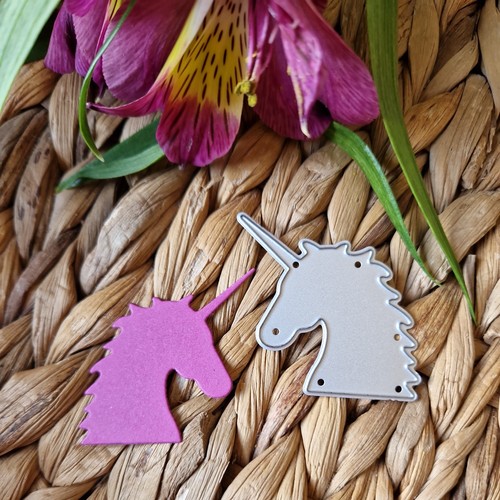 Stanzform einhorn 5x4 5cm - stanzform, 4,5x4,5cm