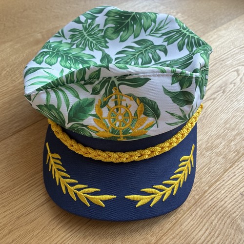 Marineschirmmütze weiß blau